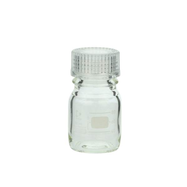 日本SIBATA柴田科學帶透明蓋的耐熱螺口瓶017200-1003A