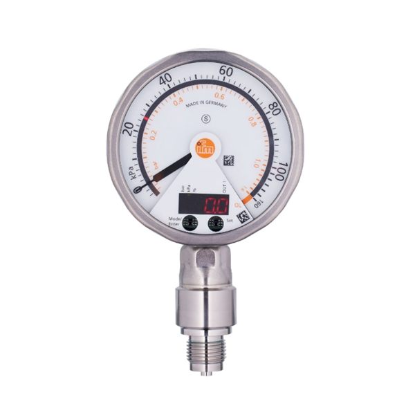 德國IFM易福門帶模擬顯示屏的齊平式壓力傳感器PG2435 PG-005-REB12-MFRKG/US/ /P