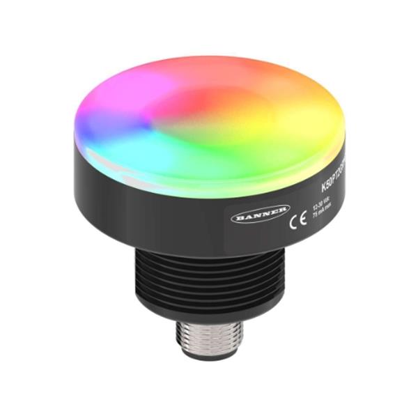 BANNER邦納美國 K50 Pro 觸摸按鈕系列拾取指示燈K50PTAMRGB14Q