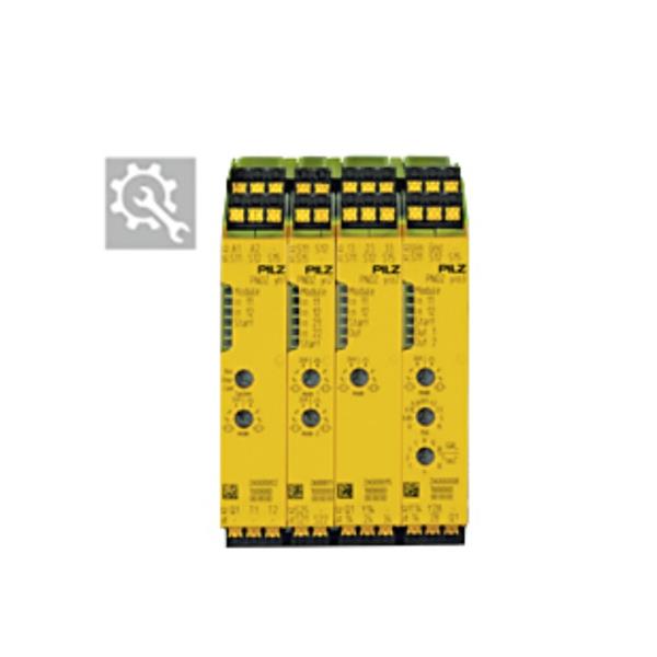 PILZ皮爾磁德國安全繼電器 PNOZ e6.1p 24VDC 4n/o 2so