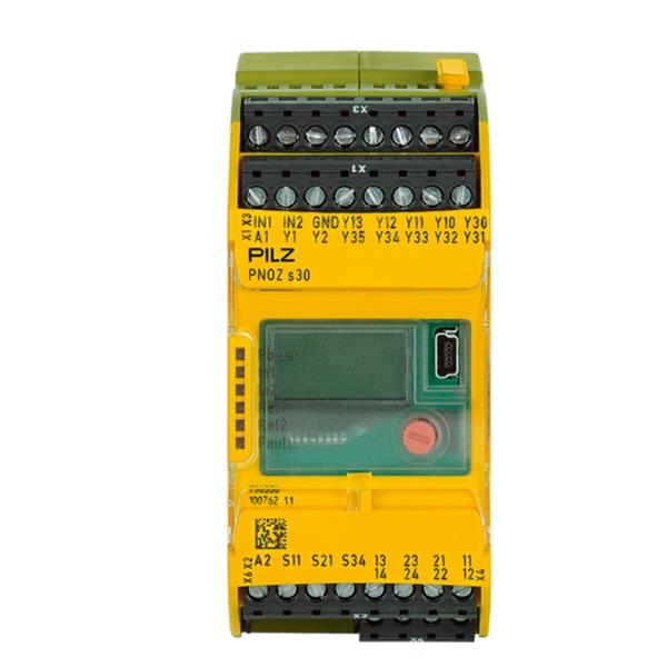 PILZ皮爾磁德國安全繼電器 PNOZ e6.1p 24VDC 4n/o 2so