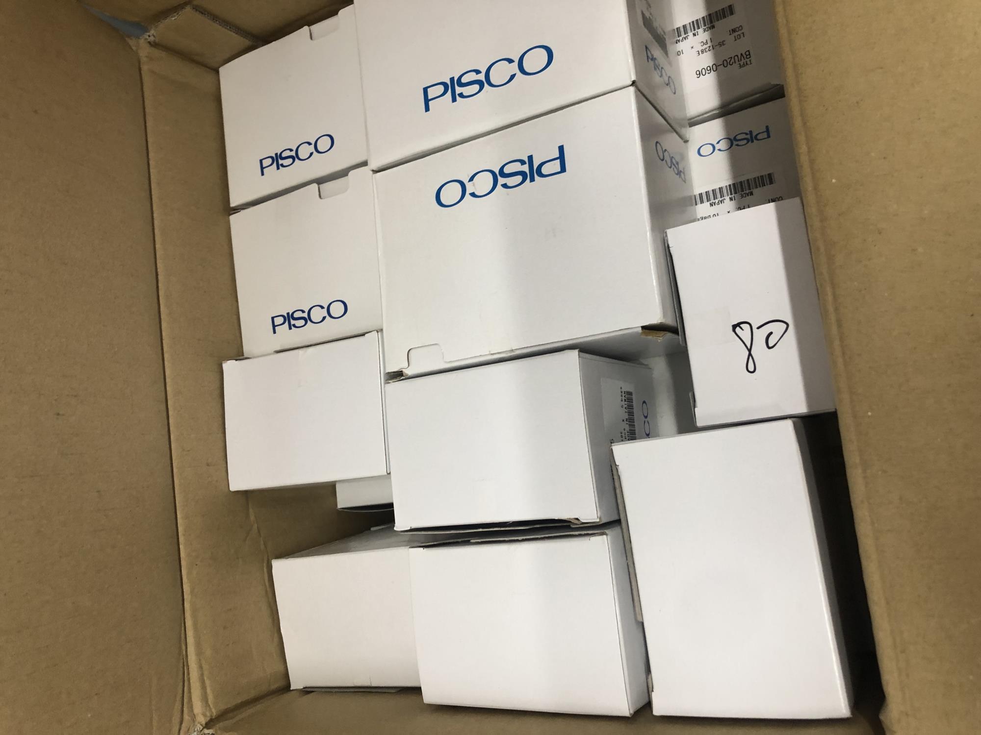 PISCO碧鑠科彎頭帶刻度盤調(diào)速閥  JSGC10-03B-C