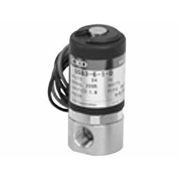 CKD喜開理多種流體小型直動式2通電磁閥USB3-6-3-B-DC12V