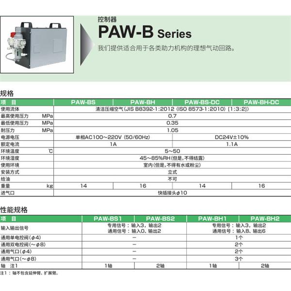 CKD喜開理機械助力臂PAW-S-X-R