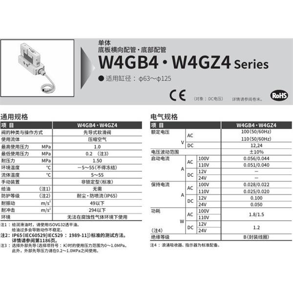 CKD喜開理插入式集成閥W4GB410-R1M-6-3